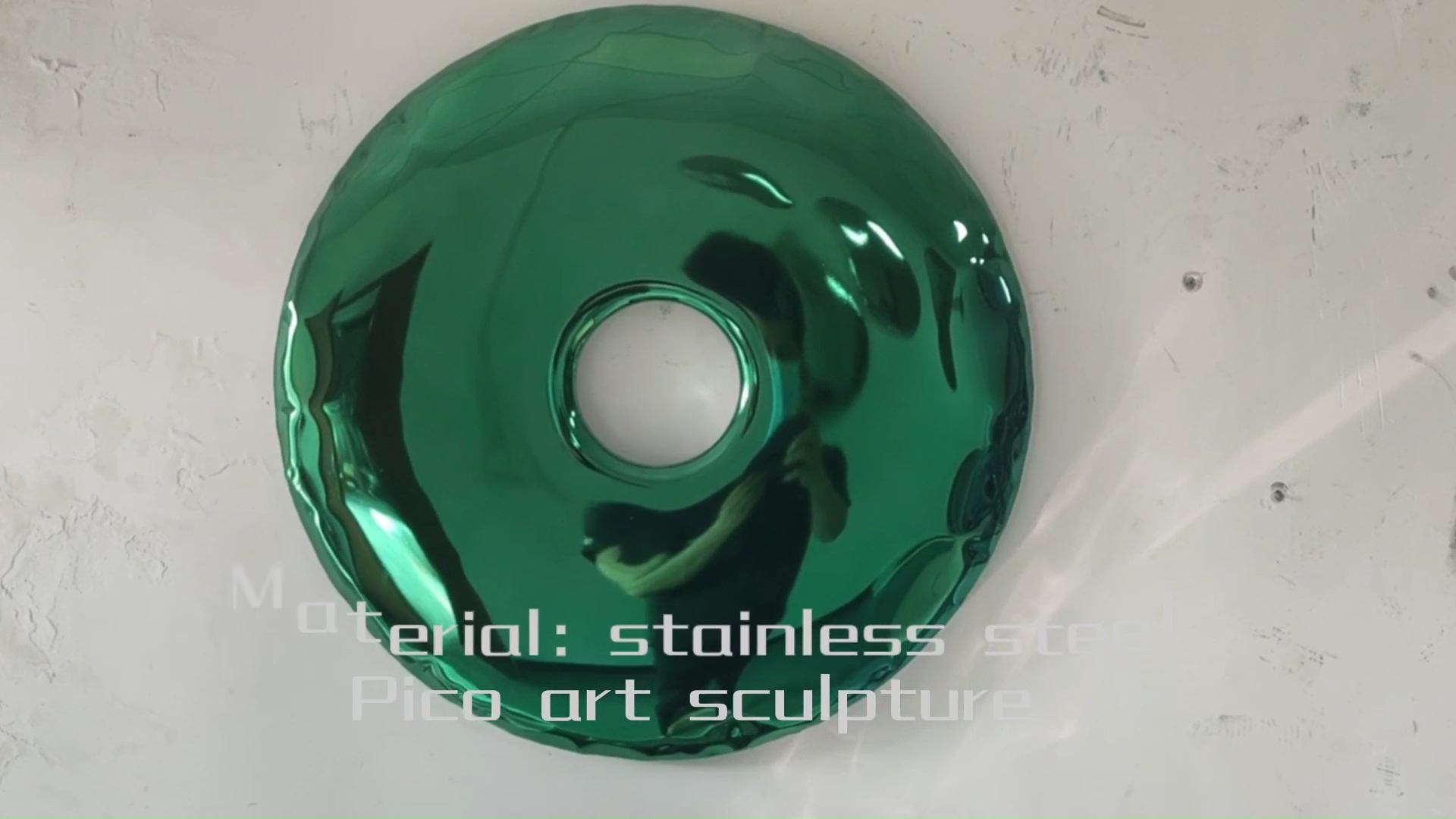 Intro to Spray coating green wall art decorative sculpture Pico Art