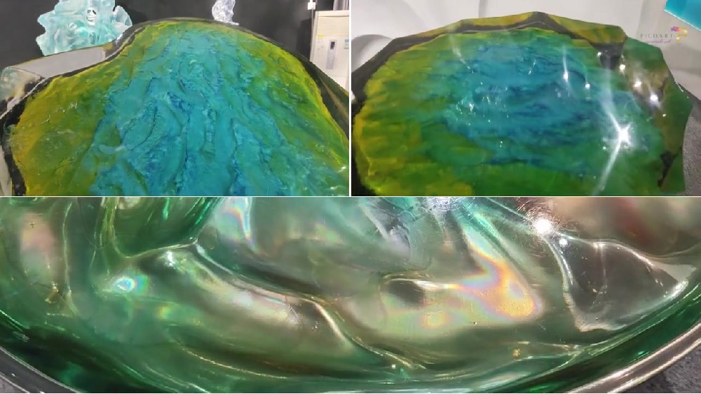 Abstract Clear Resin Sculpture art furniture Products | Pico Art