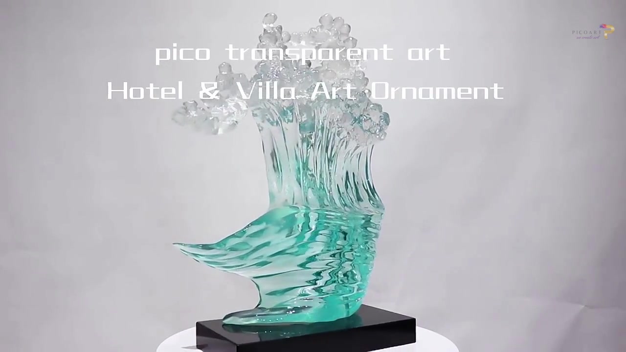 Transparent Epoxy Resin Water Spray