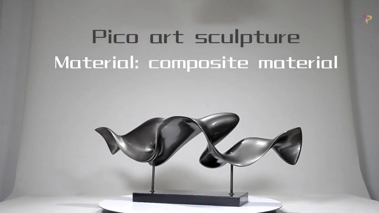 Modern Abstract Resin Art Decorative Sculpture