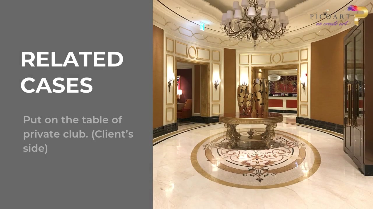 Painted Gold Iron Vase Feature for Hospitality Interiors