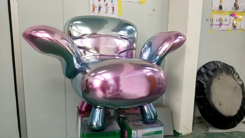 Modern FRP Art Chair Furniture Custom fiberglass sculpture