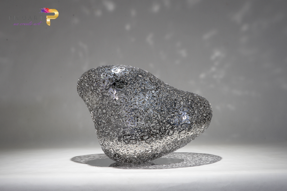 Core of Elegance Stainless Steel Sculpture Reference