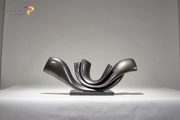 Dynamic Light Flow Composite Sculpture